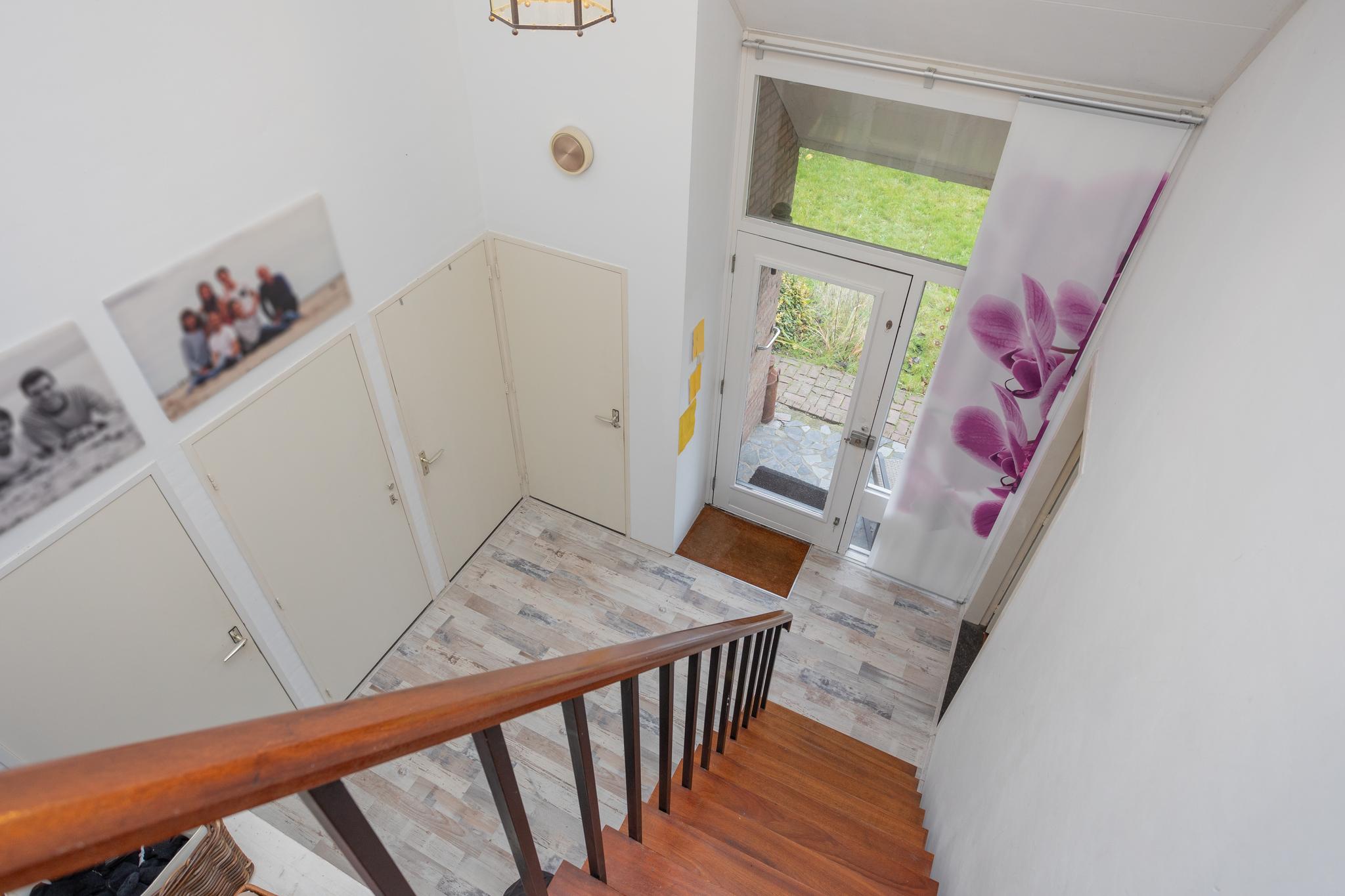 Boven aanzicht hal/entree