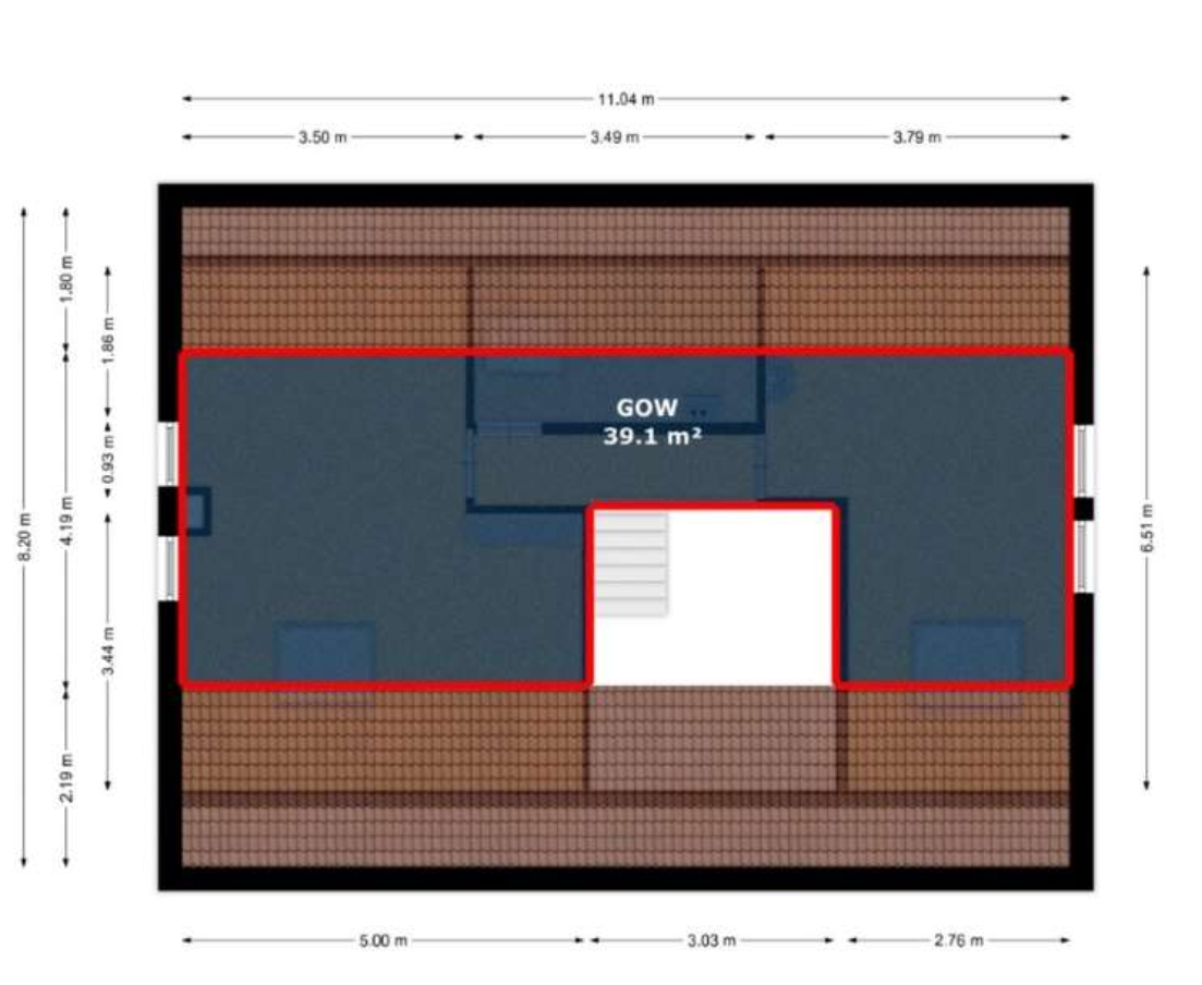 Plattegrond verdieping